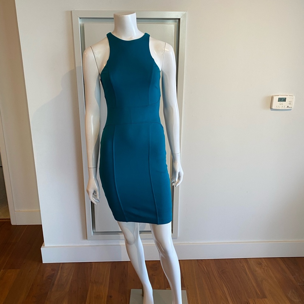 Ali & Jay teal tank dress. NWOT size XS.
